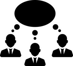 Businessmen Communication Outline Svg Vector, Free Vectors File
